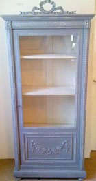 french antique displacy / bookcase
